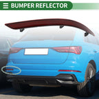 Bumper Reflector No. 83G945105 for Audi Q3 F3 (2018–2022) Red Rear Left