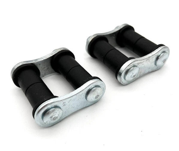 Front Leaf Spring Shackles 2 Inch Width Replacement for Hot Rod (Universal)