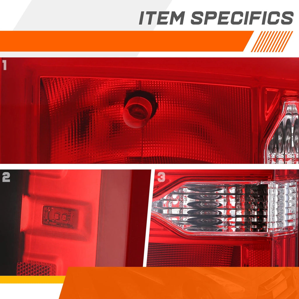 Left Side LED Tail Light Brake Lamp for Chevy Suburban Tahoe (2015–2020)