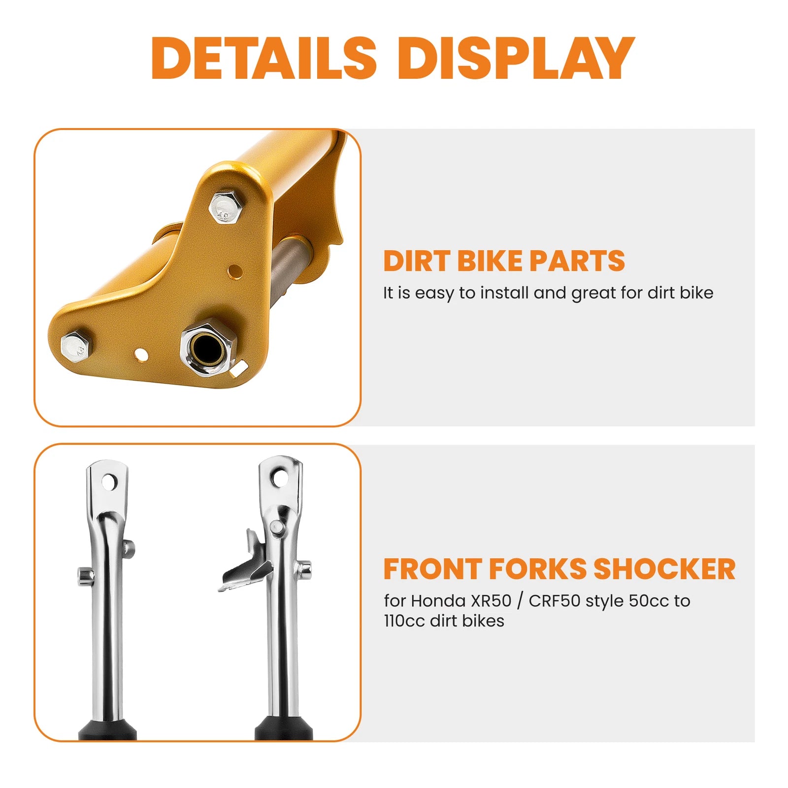 Front Forks Shock Suspension for Honda XR50 (2000-2009)