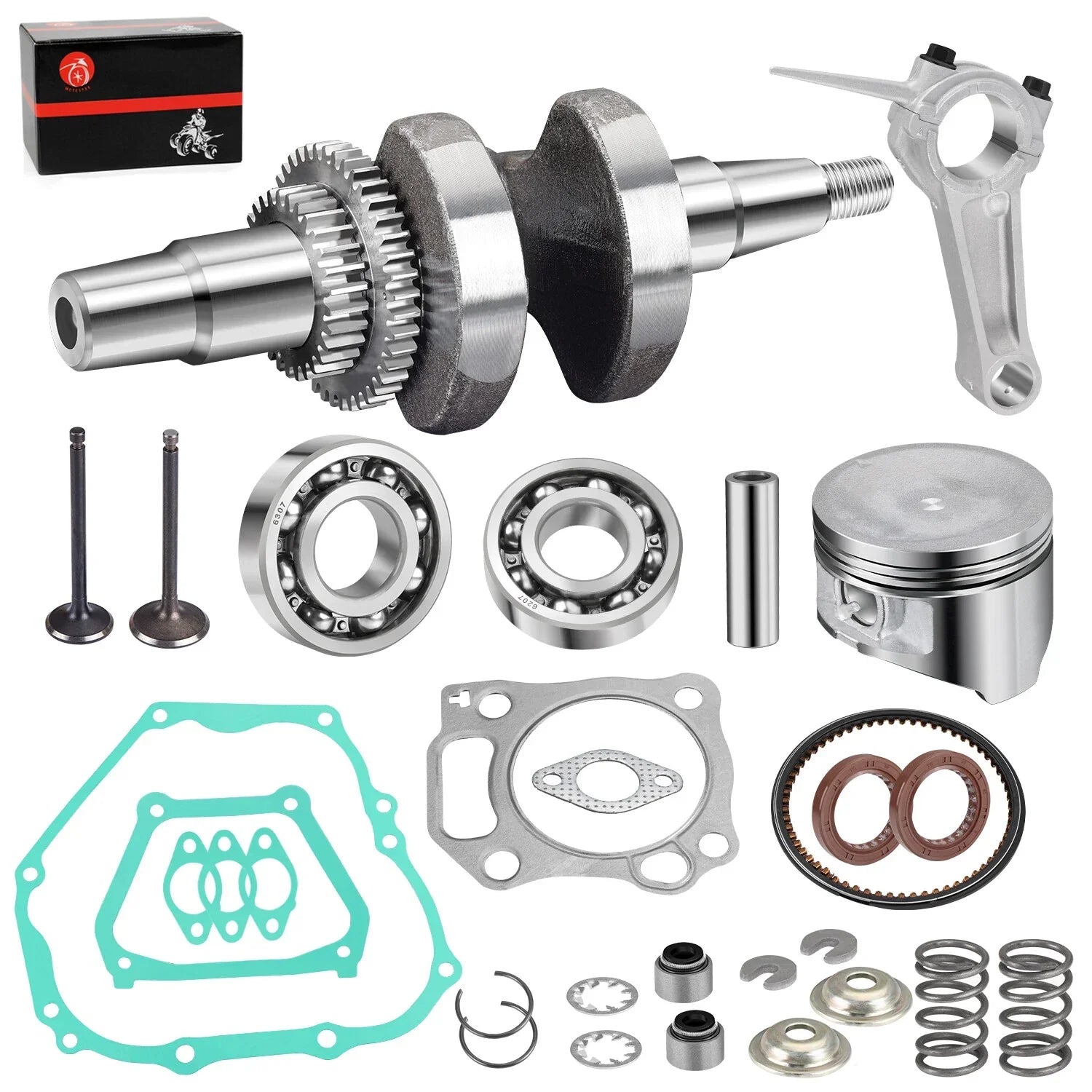 357cc Crankshaft Connecting Rod 0.5mm Piston Valve Yamaha G21 A (2001–2004)