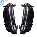 2X Full LED Headlight for Honda Accord (2023-2024) Black w/DRL Pair