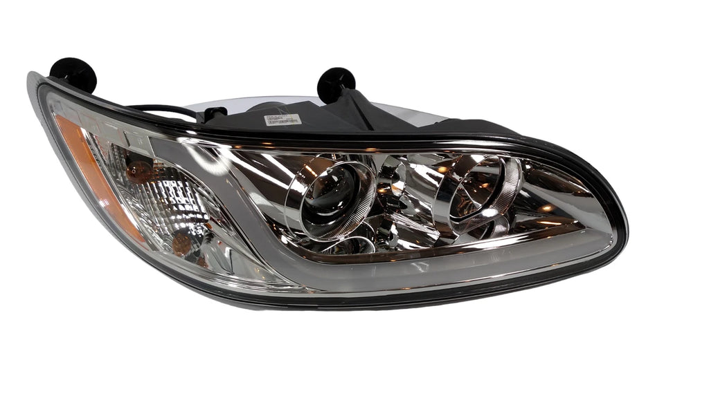 Chrome Headlight Dual Function LED Running Light Right for Peterbilt 382-387 (2006–2012)