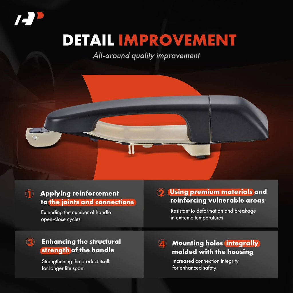 Rear Left Exterior Door Handle for Kia Sedona (2006–2012)