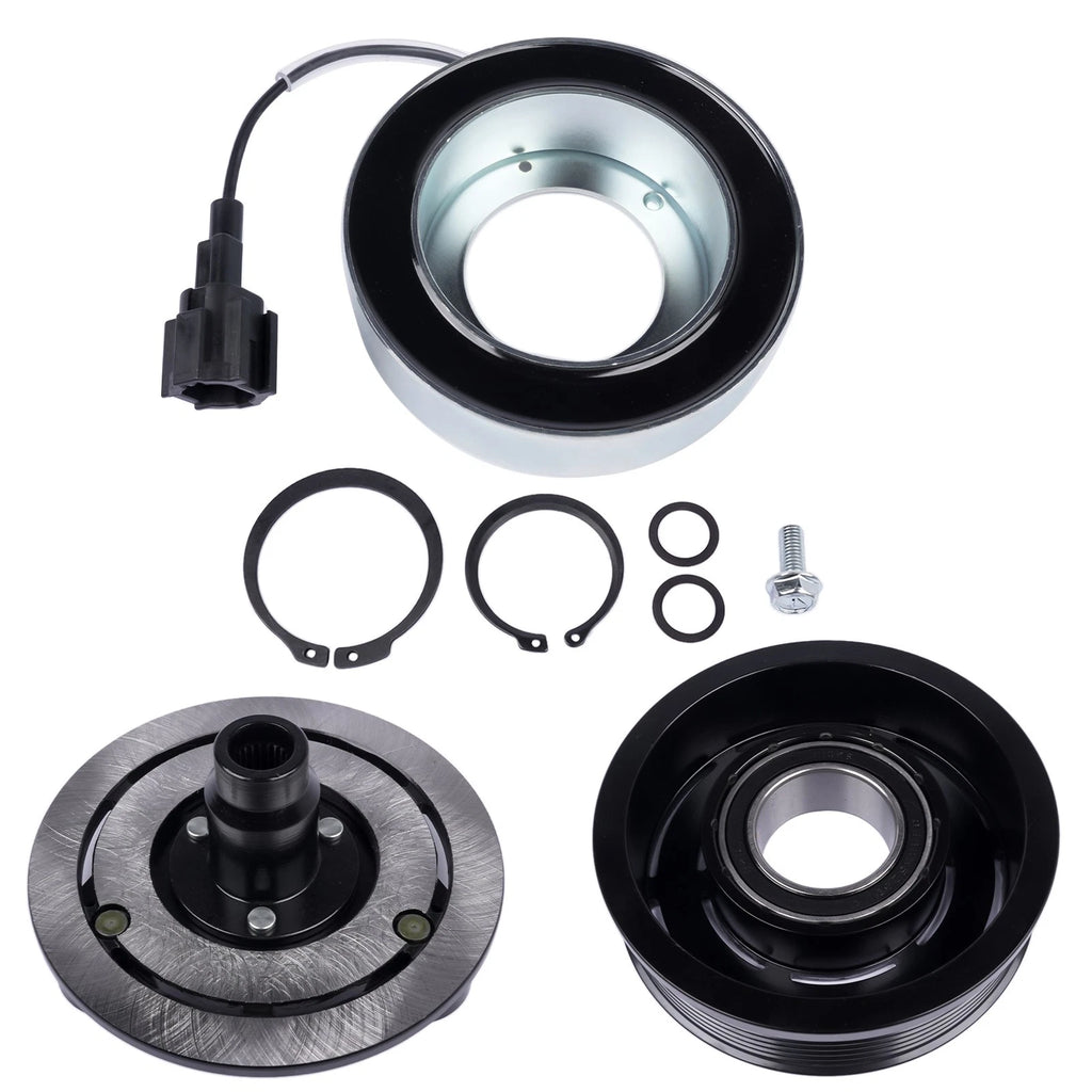 A/C Compressor Clutch Assembly Kit 6 Groove for Nissan Cube Versa (2009–2014)