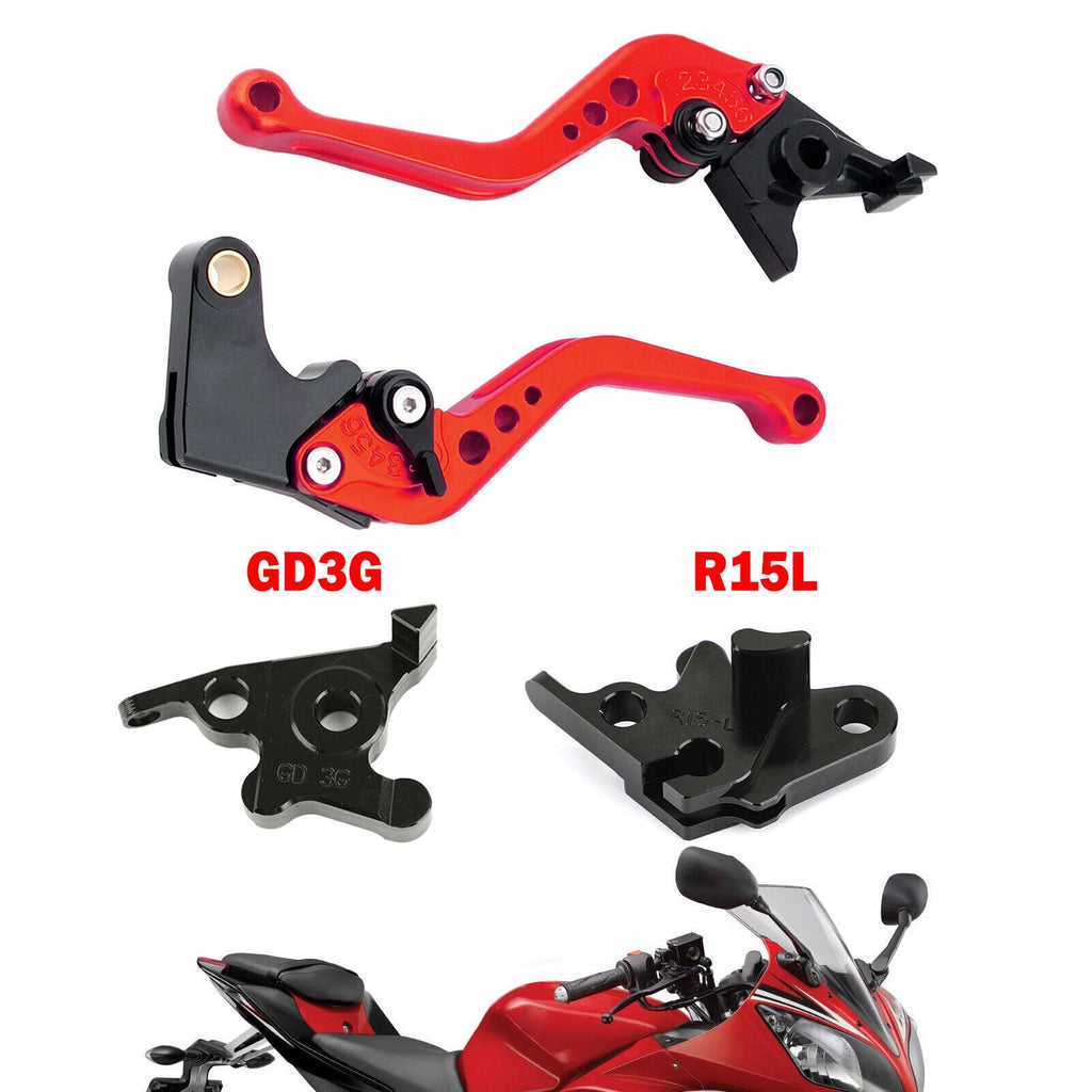 Short Clutch Brake Lever for Yamaha MT125 (2014–2019) Red T9
