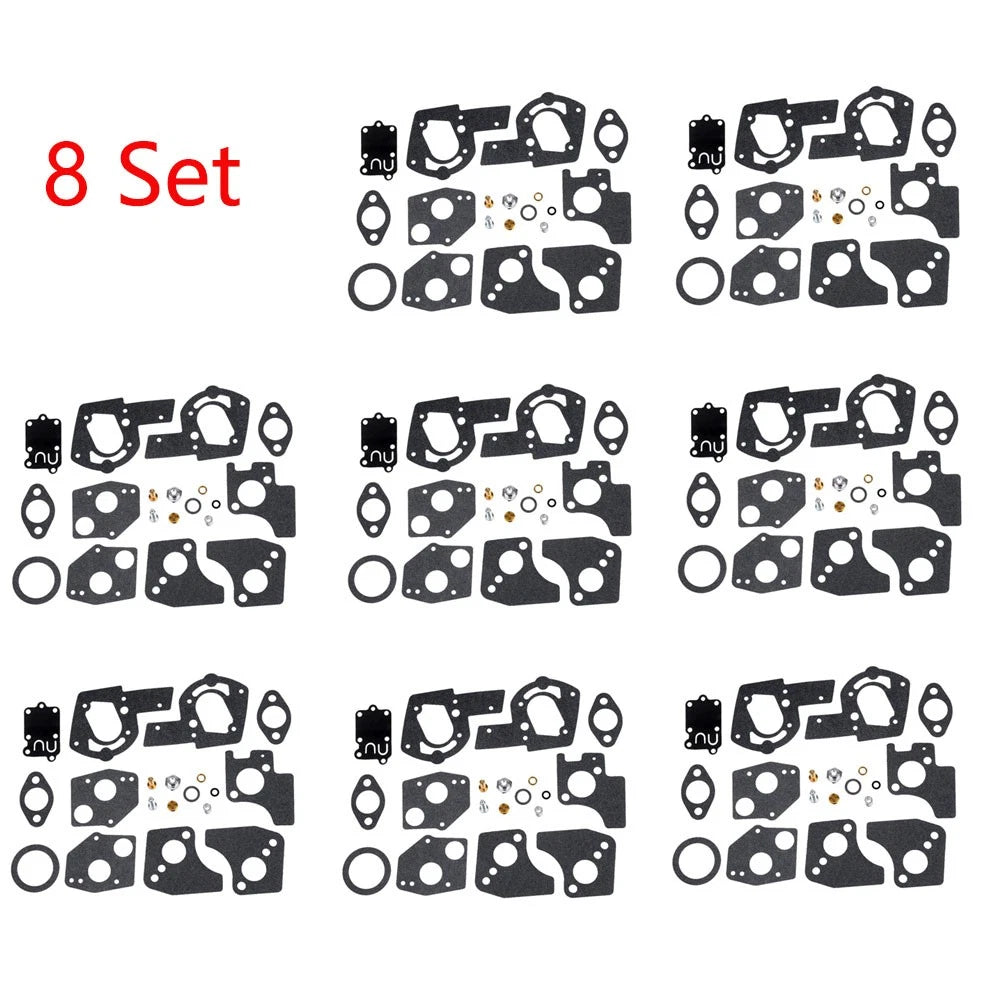 Set of 8 Carburetor Gasket Rebuild Kit for B&S 495606 494624