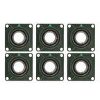 Set of 6 Self-Aligning Pillow Block Bearings for Various Applications