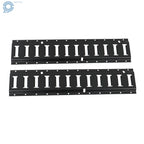 Set of 2 Track Tie Down Rail Kit for Garages