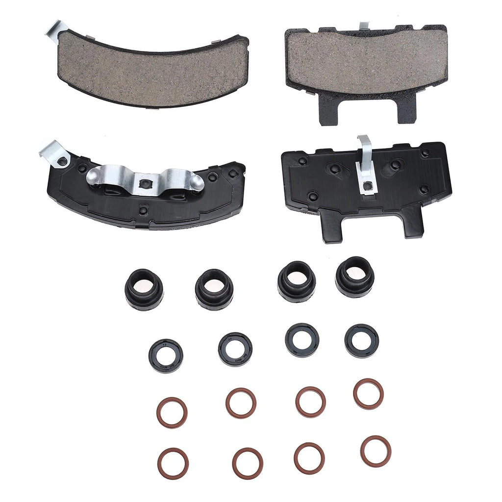 Set of 4 Front Ceramic Brake Pads for GMC Yukon Savana 1500 2500 (1992â2000)
