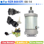 Starter for Polaris RZR 800 EFI (2008–2014) W/Bendix, Relay, Ignition Switch