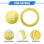 Engine Start Stop Button Cover Kit for Toyota Highlander (2020–2022) Gold Tone