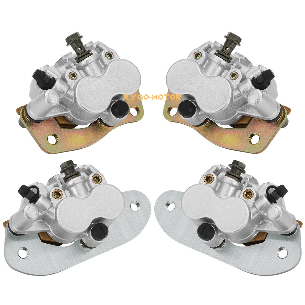 Set of 2 Front & Rear Brake Calipers for Yamaha Rhino 700 YXR700F (2008–2013)