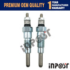 2pcs Glow Plug for Kubota Z500 ZB500 (10MM)