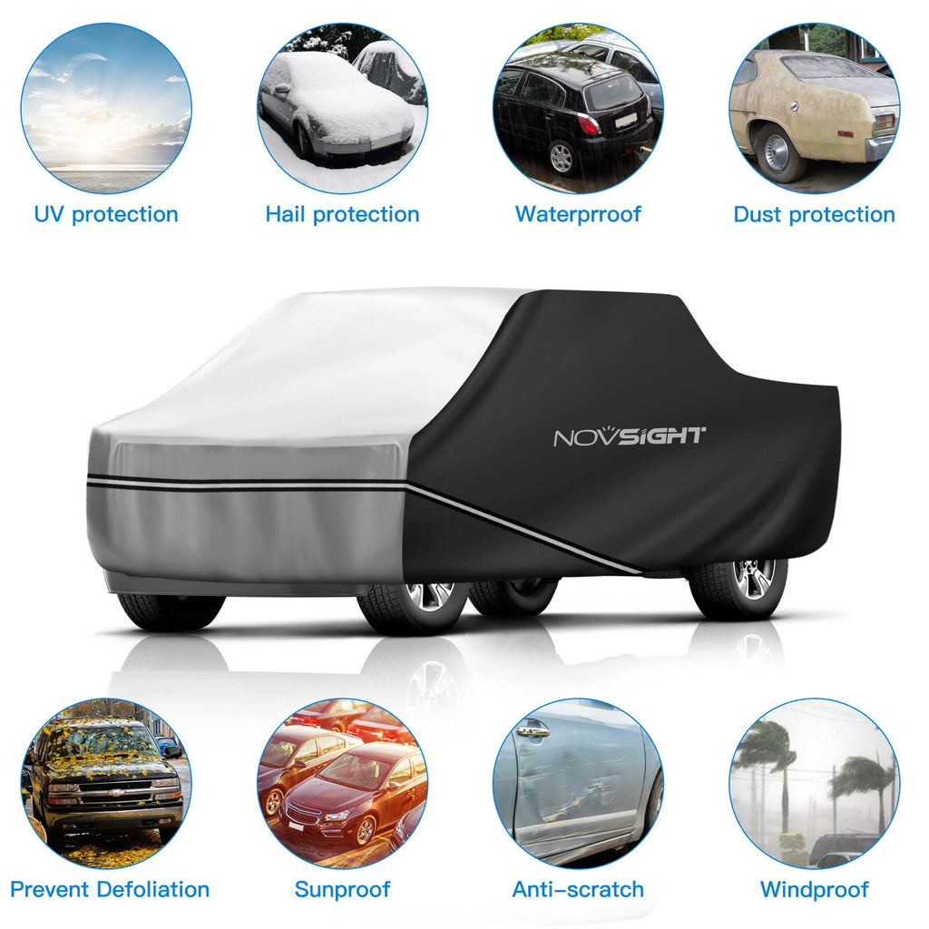 Truck Car Cover for Universal Fit (210") - Waterproof, Scratch-Proof, UV Protector