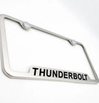 License Plate Frame Brushed Stainless Replacement for Ford Fairlane (1955–1970)