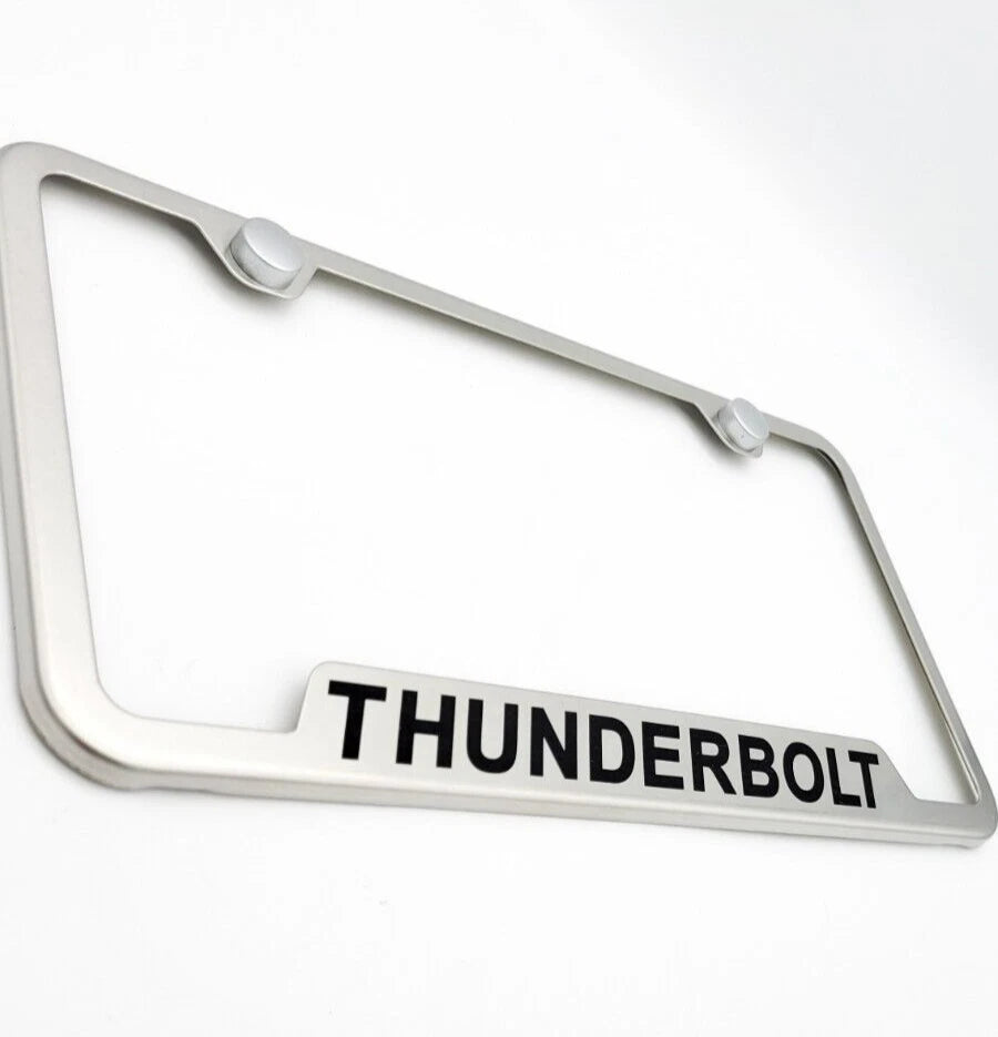 License Plate Frame Brushed Stainless Replacement for Ford Fairlane (1955–1970)