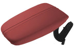 Console Lid Armrest Cover for Acura TLX (2015–2020) Red PVC Leather