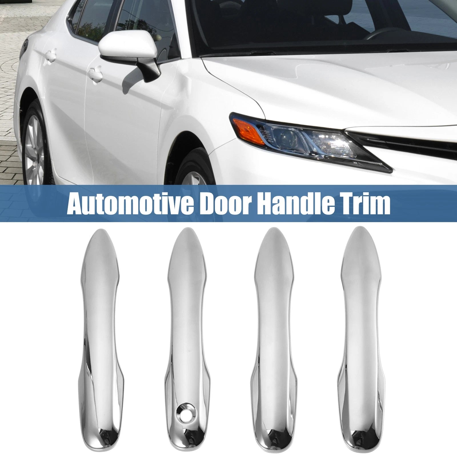 Set of 4 Door Handle Covers for Toyota Camry (2018–2023) Chrome