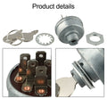 Ignition Starter Switch with 2 Keys for Lawn Tractor (7 Terminals)
