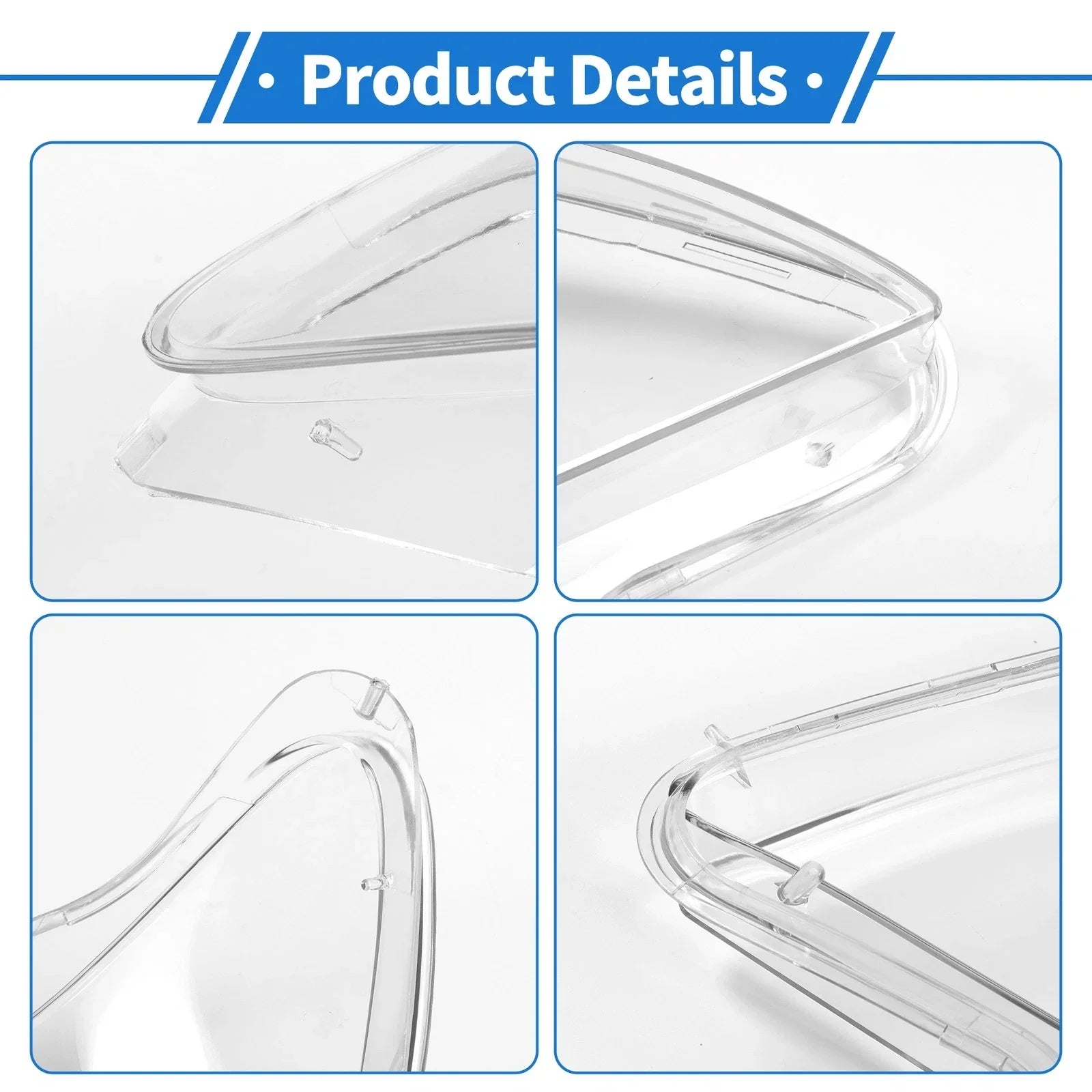 1 Pc Front Right Headlight Lens Cover for BMW 7 Series E65 (2002-2008)