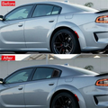Glossy Black Side Window Vent Louver Covers for Dodge Charger (2011-2021)
