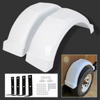 Set of 2 Trailer Fenders for 13" Wheels (Boat)