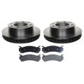 Front Brake Kit Set of 2 Disc Rotors Pads for GMC Sierra Yukon XL H2 (2001–2006)