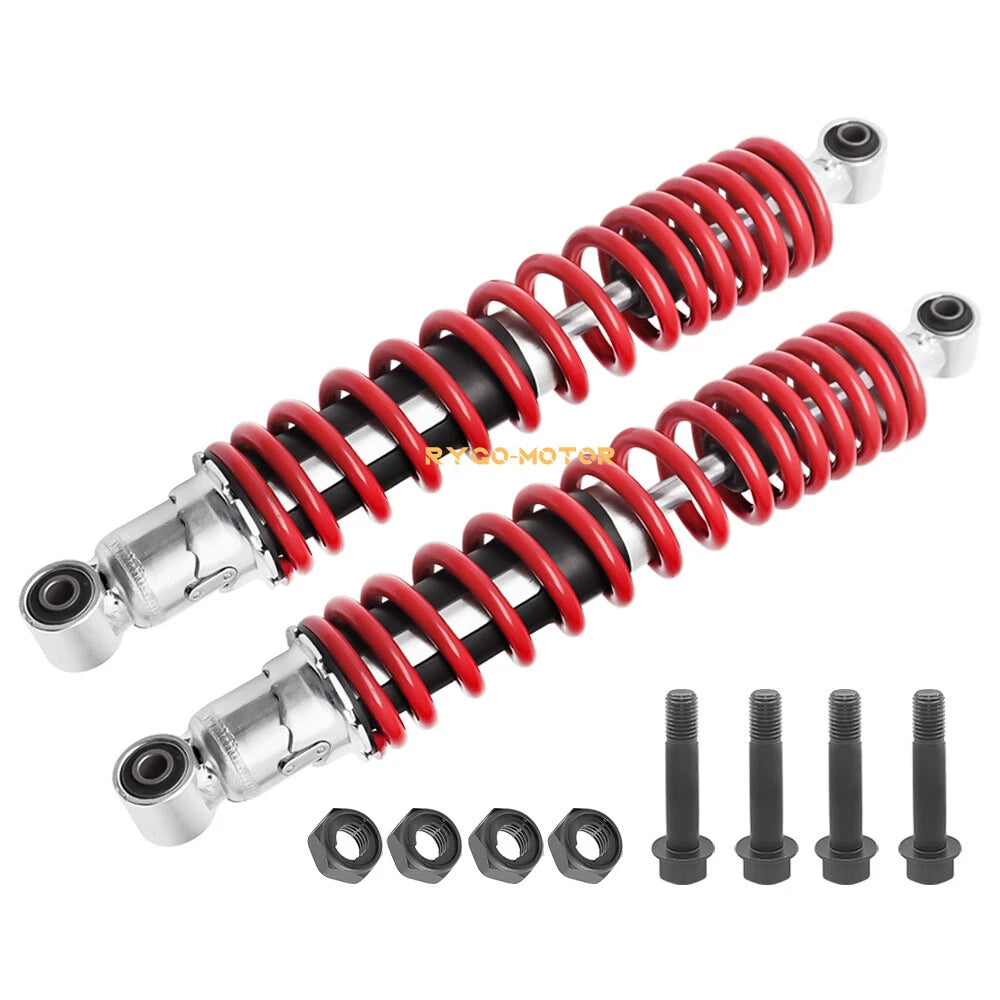 Front Shock Absorbers for Yamaha Banshee 350 YFZ350 (1987–2006) Red Spring & Bolt