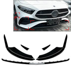 Front Bumper Lip Splitter Spoiler Body Kit for Benz A Class W177 (2023)