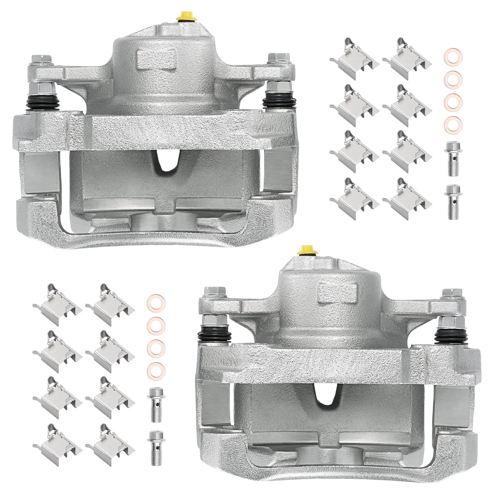 2X Front Left & Right Brake Calipers w/ Bracket for Lexus IS250 (2006–2015)