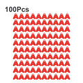 100pcs Plastic Fishtail Spinners for Fishing Accessories