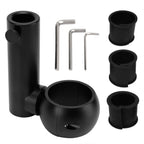 Boat Flag Pole Bracket Kit for Rail Mount (360 Degree Adjustable)
