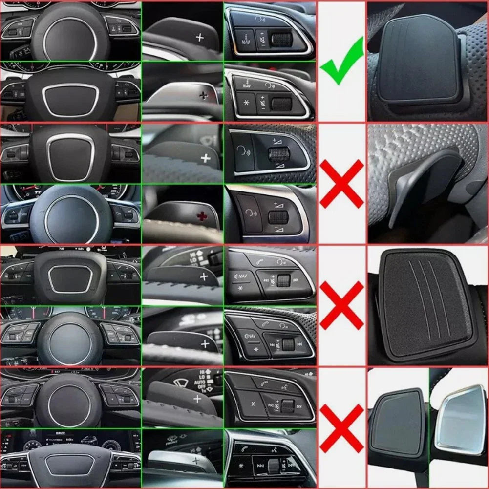 Steering Wheel Shifter Paddle Extensions for Audi A3 A4 A5 A6 A7 A8 S3 S4 S5 S6