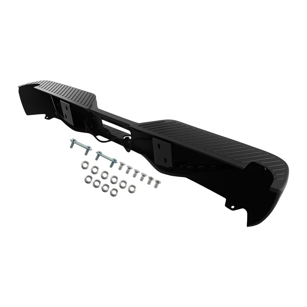 Black Rear Bumper for Ford F-250 XL XLT (1999) YL3Z17D826AA Steel Bolt-On