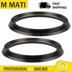 2X Front Brake Drum Dust Seal for Honda Rancher 350 400 Rincon 650 Rubicon 500