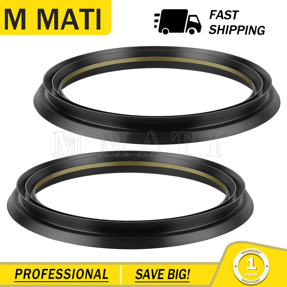 2X Front Brake Drum Dust Seal for Honda Rancher 350 400 Rincon 650 Rubicon 500