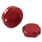 Ducati 848 1098 Front Brake Clutch Reservoir Cover Oil Pump Caps (2008-2012)
