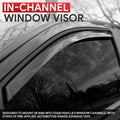 Set of 4 In-Channel Wind Rain Window Visors for Chevy Trailblazer (2021–2026)