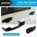 Rear Outer Door Handle Set for Toyota Prado J150 (2009–2020) - Black