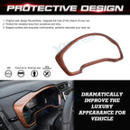 Peach Wood Grain Dashboard Instrument Frame Cover Trim for Honda CR-V (2017-2022)