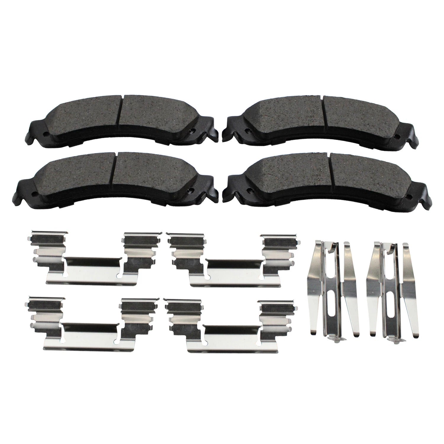 Set of 4 Akebono ProACT Rear Disc Brake Pads for GMC Yukon, Chevy Tahoe, Avalanche 1500 (2000–2014)