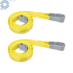 2X 2 Inch x 10 FT Heavy Duty Lifting Sling Straps 15,000lbs Fracture Strength