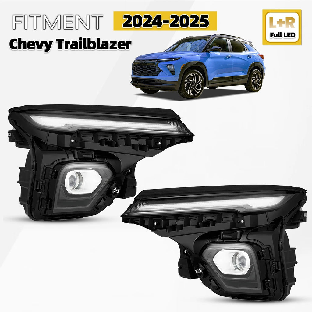 Full LED Headlight Set for Chevy Trailblazer (2024–2026) W/LED Signal