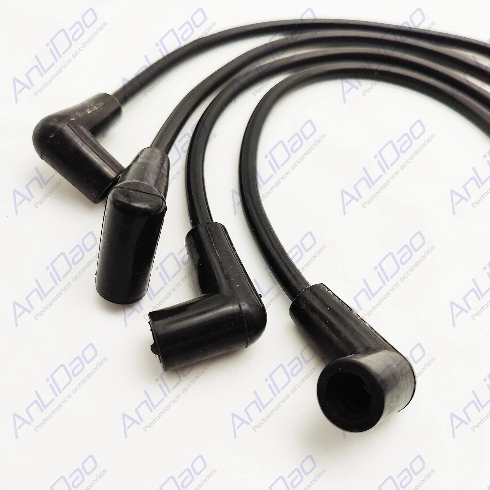 Set of 4 Ignition Spark Plug Wires for Johnson V4 (60°) 584919 584123 3014