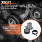 Set of 1 Drive Belt Tensioner Kit for Audi A1 (2015–2018) No. 06L903133D
