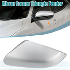 Mirror Corner Triangle Fender Cover Left for Honda Civic (2016-2019) Silver