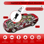 Air Suspension Strut Shock Front Left for Porsche Cayenne (2011-2018)