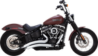 Vance & Hines Big Radius Chrome Exhaust for Harley Softail FXLR FXBB FXFBS (2018–2024)