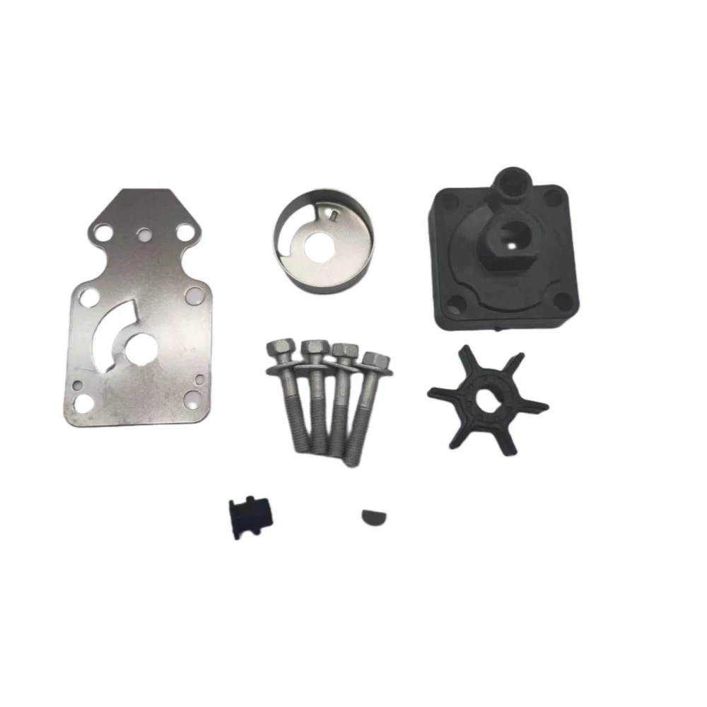 Water Pump Impeller Kit with Housing for Yamaha Outboard 9.9 15 HP (63V-W0078-01)